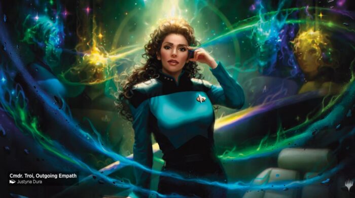 Cmdr. Troi, Outgoing Empath illustrated by Justyna Dura