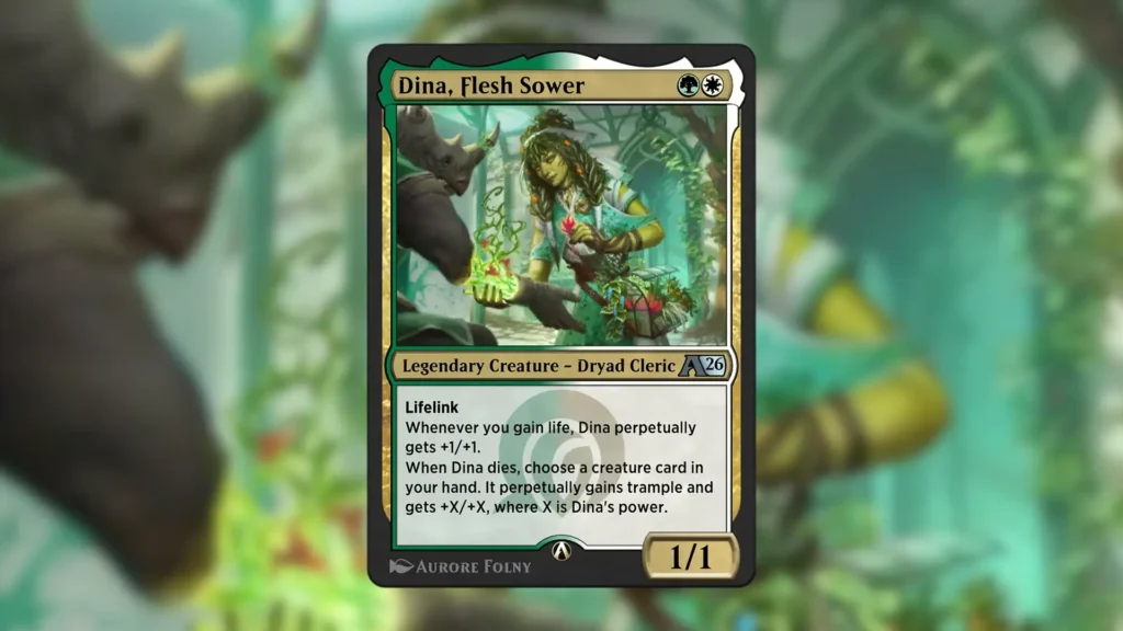 Alchemy: Reality Fracture revela 25 cartas destacadas. 2 Dina Flesh Sower 1024x576