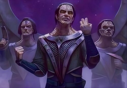 Ancestral Games 4 Gul Dukat, Colonial Prefect: comandante mono-negro de pérdida de vida y victoria instantánea.