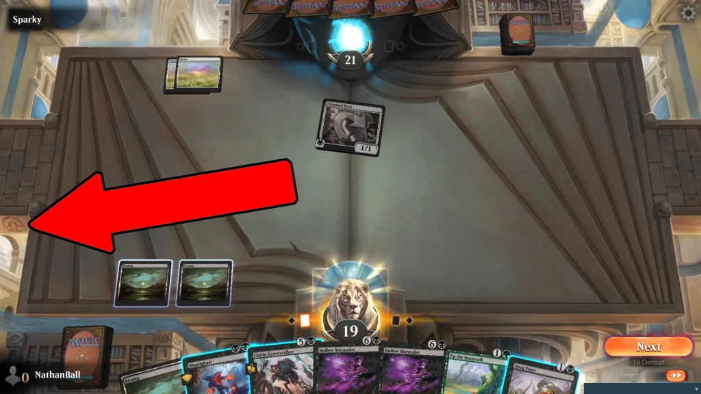 Hidden Jace Emote MTG Arena Forest Symbol with Arrow 1 1024x576