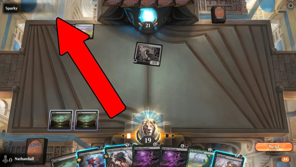 Hidden Jace Emote MTG Arena Mountain Symbol with Arrow 1 1024x576