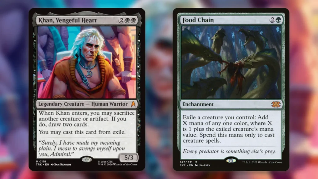 Khan Vengeful Heart MTG Food Chain 1024x576