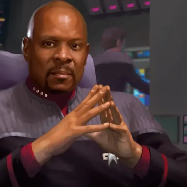 MTG Captain Benjamin Sisko Star Trek Art by Chris Rallis