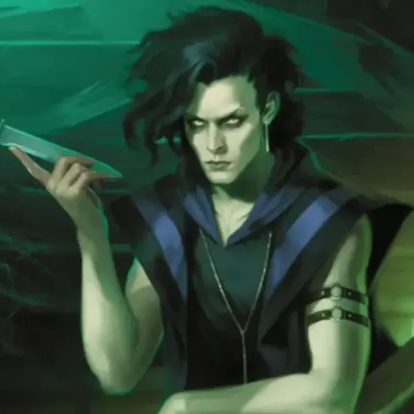 MTG Winter Misanthropic Guide Duskmourn House of Horror Art by Jodie Muir