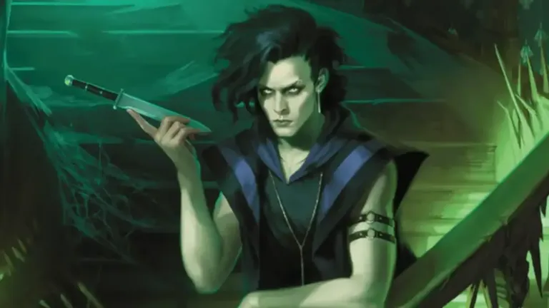 MTG Winter Misanthropic Guide Duskmourn House of Horror Art by Jodie Muir