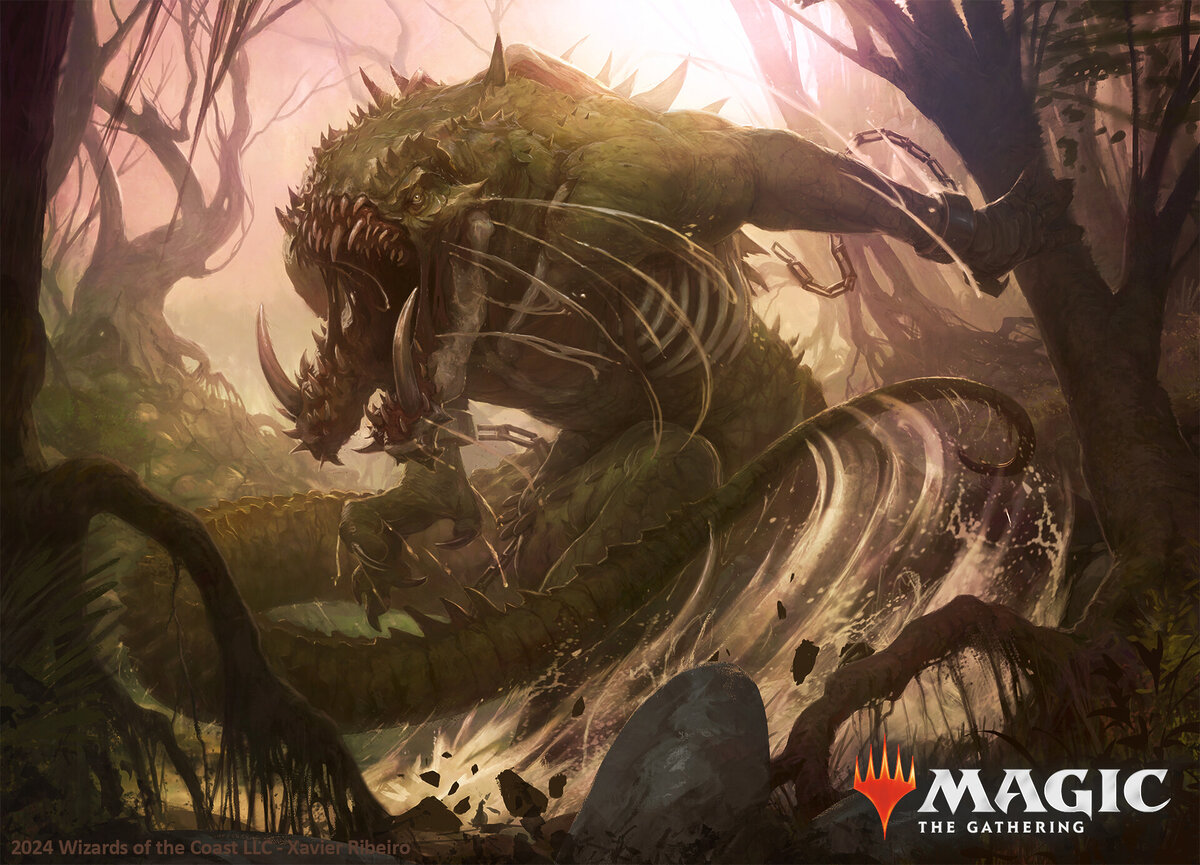 Nethergoyf (Modern Horizons III) art by Xavier Ribeiro