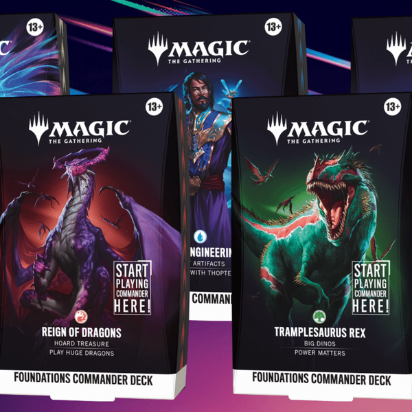 La fascinante personalidad de los 5 mazos de Commander Foundations.