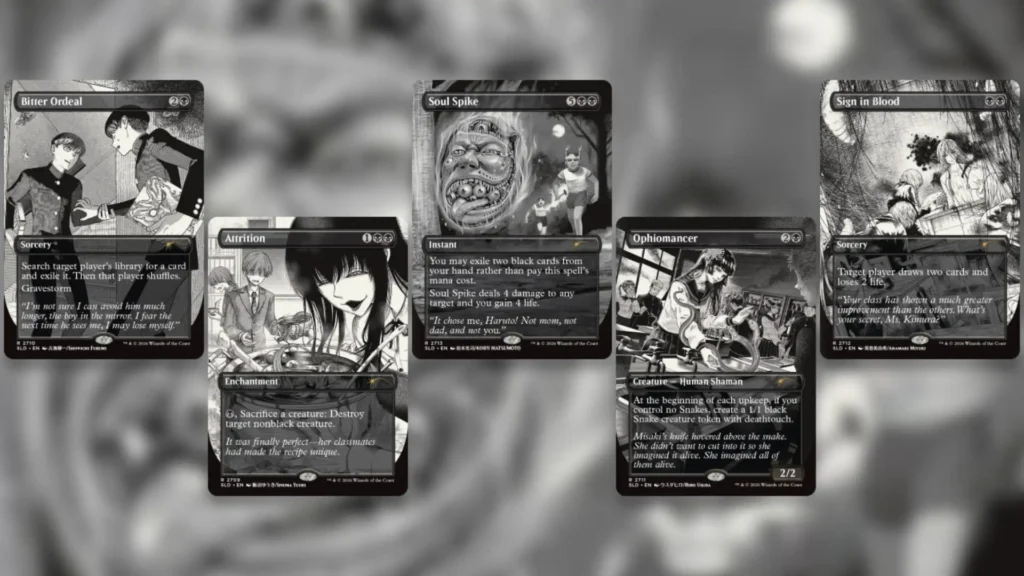 Dos nuevos Secret Lair de Chaos Vault incluyen un drop japonés de terror valorado en unos 64 dólares. 3 Strange School 1024x576