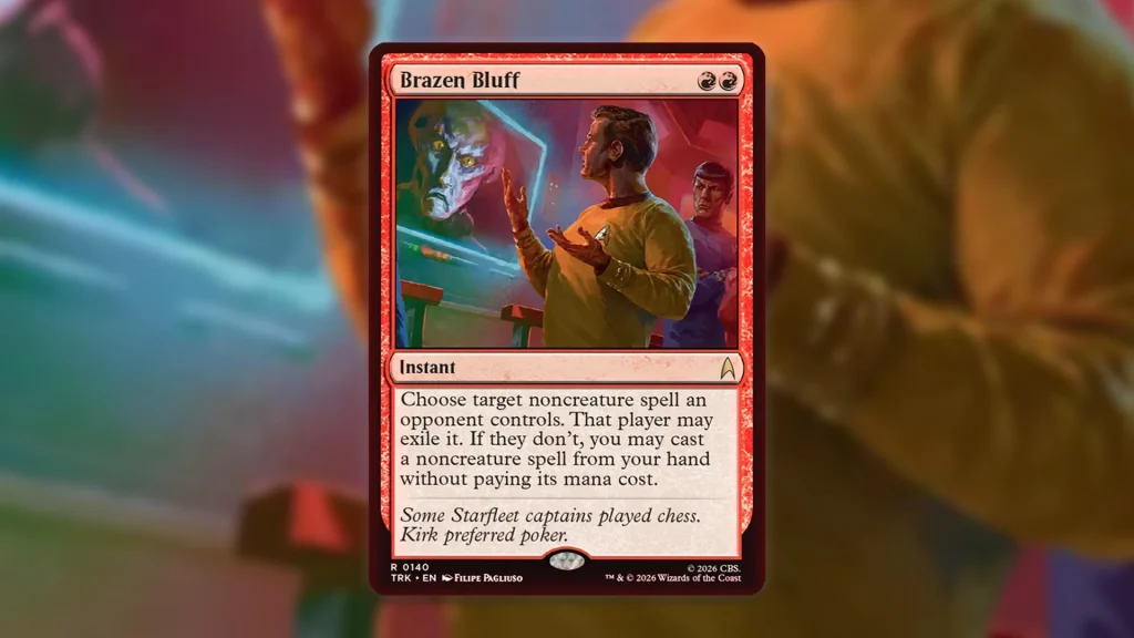 MTG Star Trek trae un contrahechizo rojo y 4 cartas que cambian el juego. 2 Star Trek