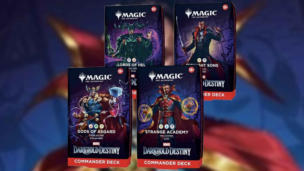 Darkhold Destiny presenta cuatro mazos de Commander. 2 darkhold destiny commander decks 11zon 1024x576