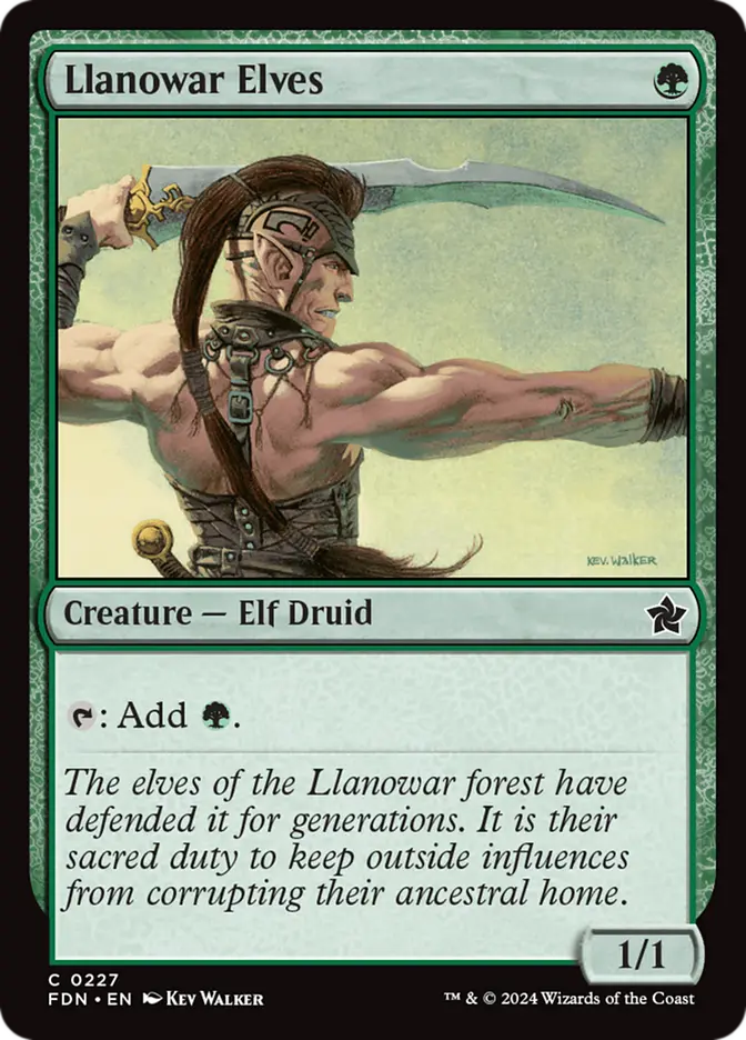 fdn 227 llanowar elves