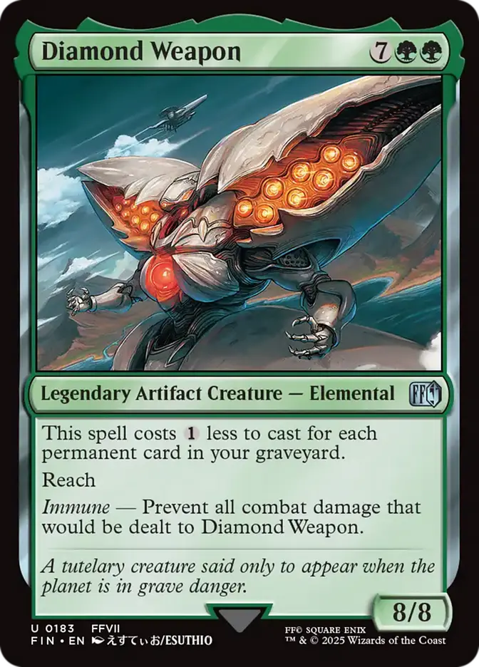 fin 183 diamond weapon