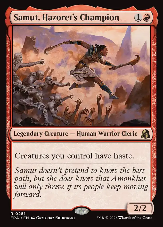 The Madcap Jester convierte el robo de bibliotecas en un motor de Commander. 3 fra 251 samut hazoret s champion