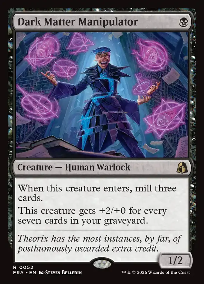 fra 52 dark matter manipulator