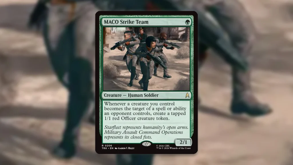 MTG Star Trek trae un contrahechizo rojo y 4 cartas que cambian el juego. 6 maco strike team 1024x576