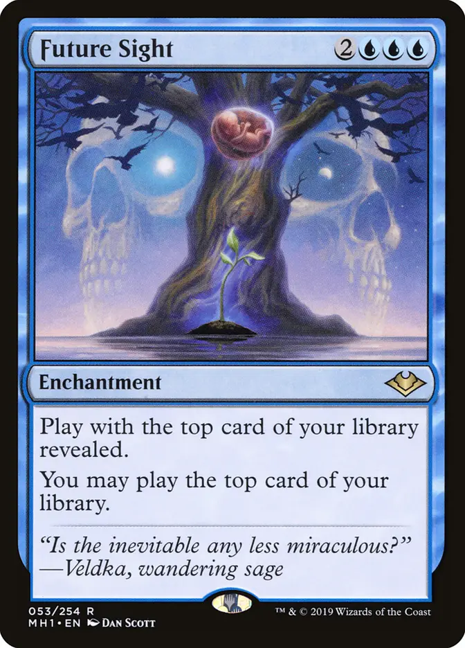 Q, Your Illustrious Host: el comandante de cinco colores que lanza hechizos gratis con hadas. 9 mh1 53 future sight