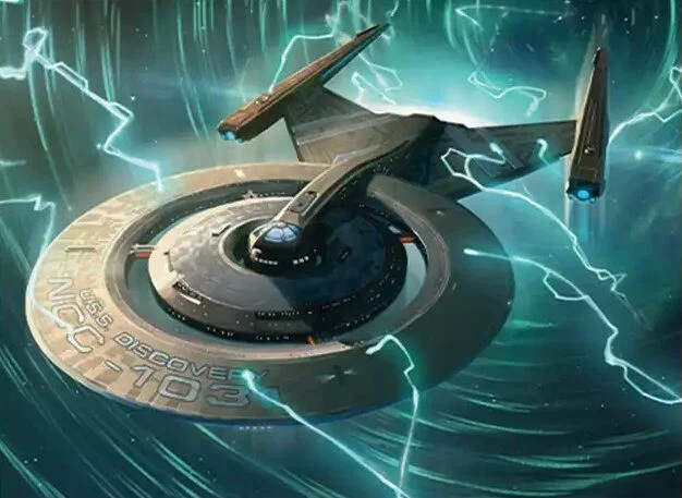 uss discovery at black alert 221